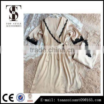 100% silk women sexy pajamas two piece suit                        
                                                Quality Choice