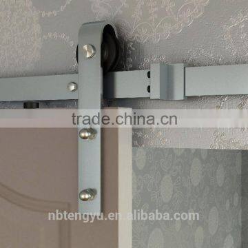 silver finish barn door hardware sliding door hardware