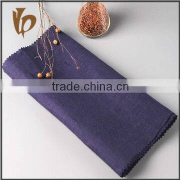 High Quality Navy Pure Linen Cloth Fabric Textile From Taizhou Factory photo-6