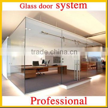 Stainless steel roller glass sliding door YG-D199