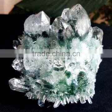 Natural Folk Art Quartz Crystal Cluster Green Grape Cluster Wholesale