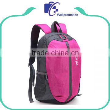 Wholesale polyester girls school bag with water holder