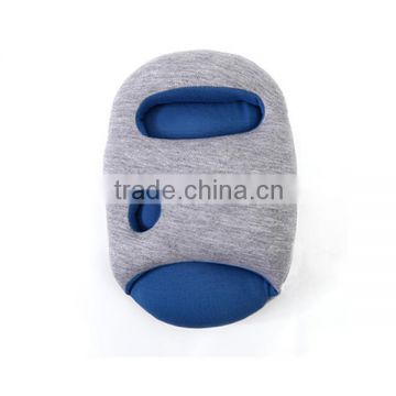 Bule Portable Office Travel Ostrich Pillow