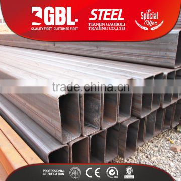 20mm-400mm diameter black welded rectangular steel tube from china