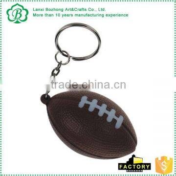 New Design pu foam ball keychain