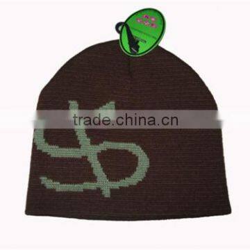 High Quality Cheap Custom Men Knit Beanies With Custom Label