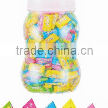 Bubble gum tattoo in baby bottle(candy chewing gum)
