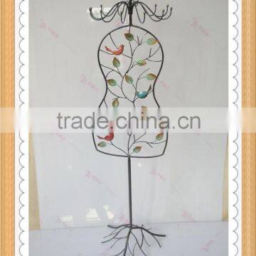 Hot sell Metal Decorative mannequin jewelry holder