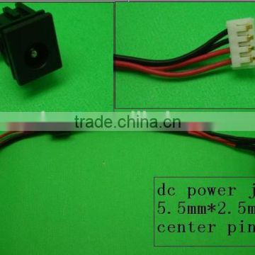 Dc power jack PJ122 AC Extensa 7220 series, 7620 series (EX7620-4021, EX7620-4498, EX7620-4641, 7620G, 7620Z)5620 5610 dc j