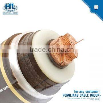 Copper XLPE insulated power cable 132kV 800mm2 underground high Voltage Power Cable transmission line manufacturer