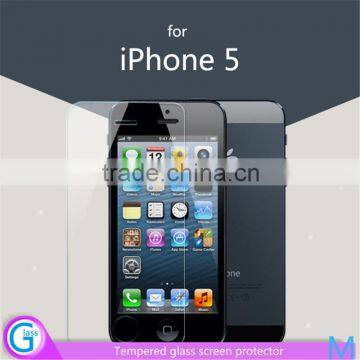 Mobile phone use tempered glass protective film for iPhone 5s