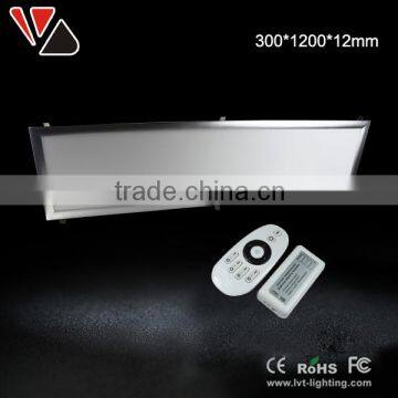 300 1200 color temperature adjustable led panel light with UL power supply