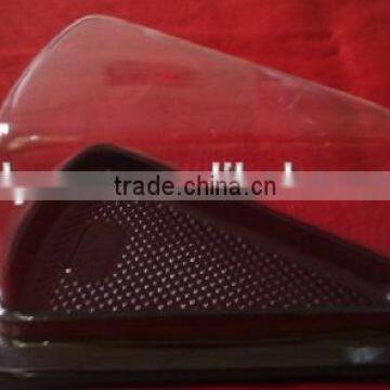 Triangle transparent cake box