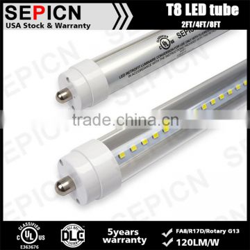 SEPICN LED Lighting T5 T8 LED Lamp 2400mm FA8 8FT LED Tube Light UL