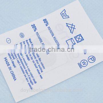 Printed apparel tag