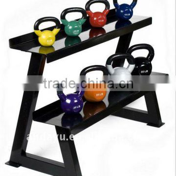 Dipping Kettlebell rack/Two layer rack/Powder coated kettlebell rack