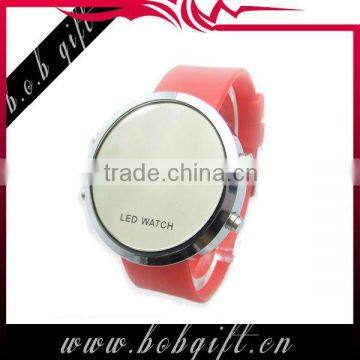 2014 latest cheap fashsion LED silicone jelly watch for girls