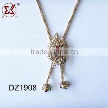 gold plated lucky necklace teenage fashion jewelry pendant for friend