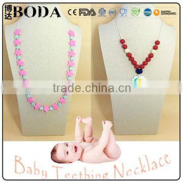 Personalized Teething Amber Silicone Necklace photo-4