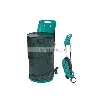 Pop-up garden trolley garden bag