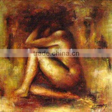 New style print canvas free sex nude chinese photo oil paint