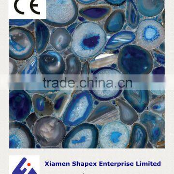 Hot sell blue agate slabs tile