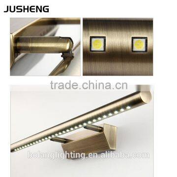 9W indoor Bronze wall sconce lighting LED Bathroom mirror light 100-240V AC waterproof lamp CE& Rohs