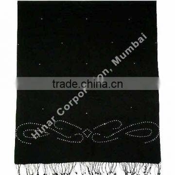 Pashmina with crystal Stones Shawls 005