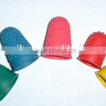 Quality Flexible Rubber Thimble, size 00,0,1,2,3 Finger Cone Thimble