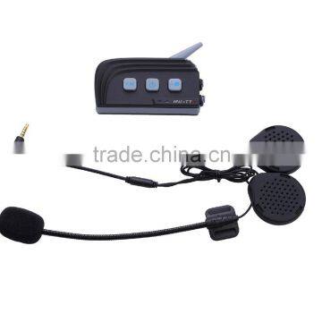2016 New EJEAS brand 1200M wireless Four Way Bluetooth Talkback for Motorcycle and Bicycle Helmet with AUX and FM