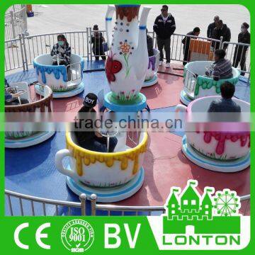 LONTON Used park equipment Coffee Cups Rides, rotating coffee cups amusement rides