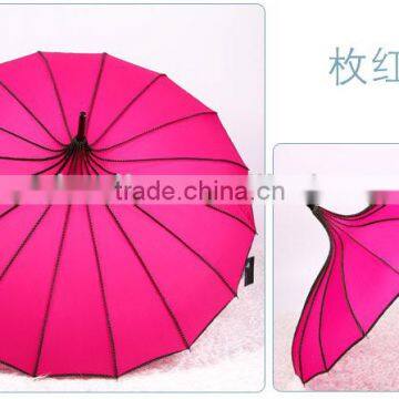 23"x8k fashion straw parasol for gifts