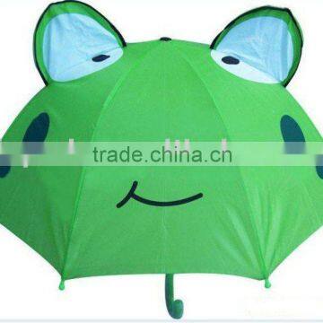 frog animal shape personalized kids umbrella