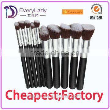 Portable 10 Pcs Professional Brush Set Makeup Tools Wholesale