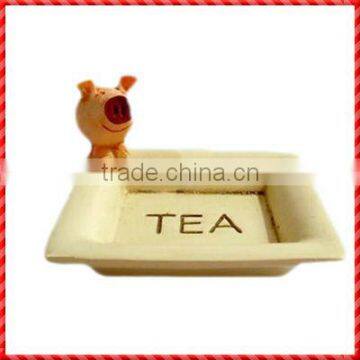 Vintage high grade porcelain tea bag holder for sale