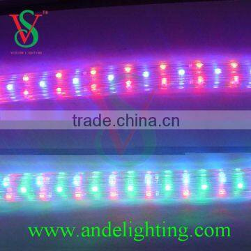 Wholesale led rope light 4 wires flat waterproof light