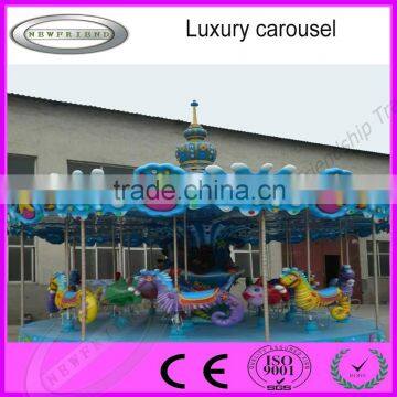 China kiddie amusement park facility merry go round for sale