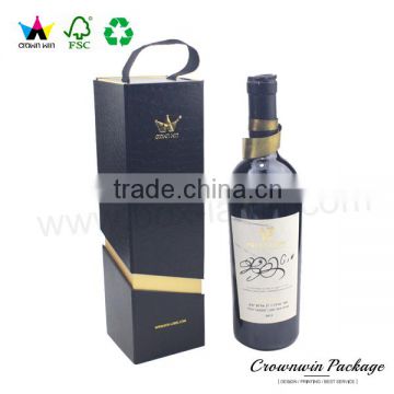 High-end Luxury Folding Wine Custom Cardboard Gift Paper Box Packaging