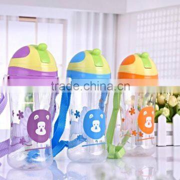 fashionable child drinking water bottle with fancy design