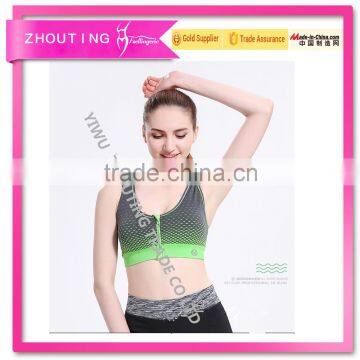 Fashion girl sports bras and sexy no rims fitness yoga running vest underwear