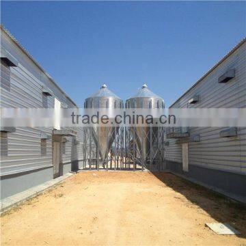 prefabricated and customized economic galvanized steel layer chicken house