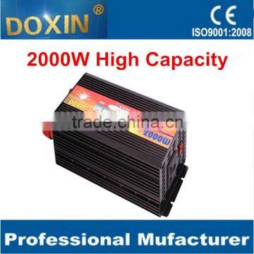 2000W off grid inverter 12V/24V DC to AC110V/220V Modified sine wave inverter for small solar power system