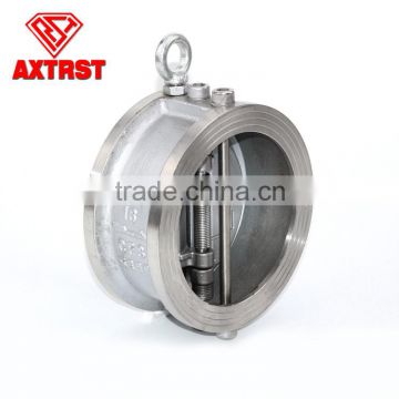 dual disc swing wafer stainless steel check valve with ISO5211