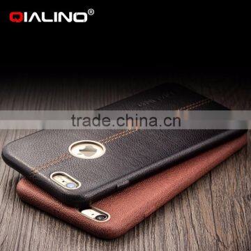 QIALINO For Apple Retailer Case, Perfect Fit Quality Leather Back Cover For iPhone 6 6s Plus