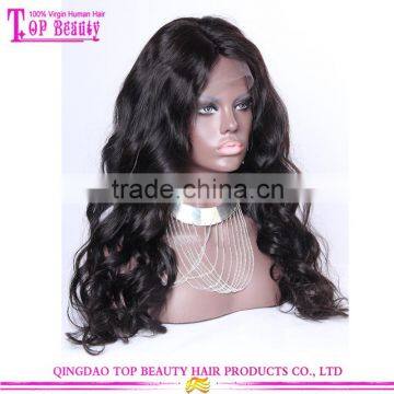 Unprocessed Brazilian Virgin Human Hair Lace Front Wigs 26 Inches Long Middle Part Lace Front Wigs