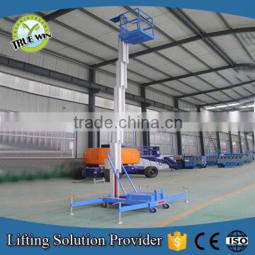 125kg 8m single mast lift table Aluminum electric one man lift