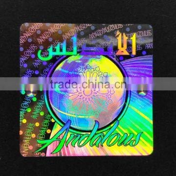 Special laser anti-counterfeiting transparent 3d sticker