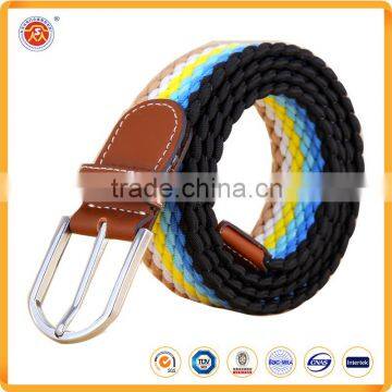 Prossional Elastic Wide Waist Belts With Silver Metal Buckle For Unisex