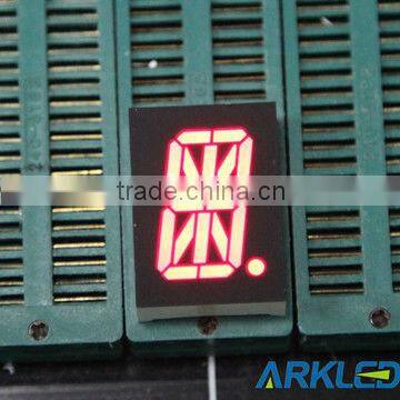 0.8 inch one digit 14 sgment led display red color