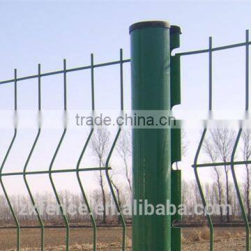 Low Price Leader Models of PVC Coated Iron Fence Metal Fence Posts With Folded